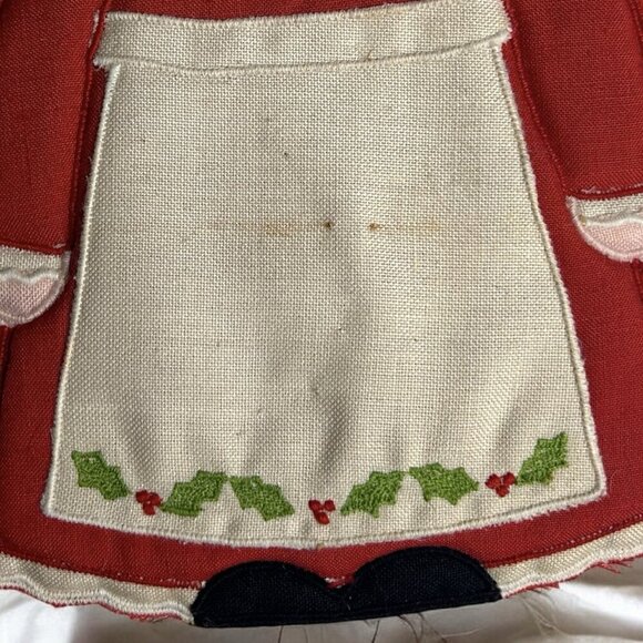 Vintage Aunt Holly Hot Pad Made In 1984 By Marshall Fields Holiday Grandma Core - Picture 3 of 6
